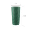 Mainstays 30-Piece Plastic Check Pattern Dinnerware Bundle Set, Green