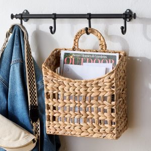 197182c8-d0f1-4e6d-9fc9-5668287594df.151383fb250db97e37fb35866eac2198-2 Better Homes & Gardens Water Hyacinth Square Hanging Basket with Handle, 14.2"