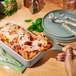 1a081ee5-e7d5-4b13-acab-dbfff5ff52e1.7a291d339d9b46dabe17f12dbbbb635a Beautiful 8.75”x 4.75” Stoneware Loaf Pan, Porcini Taupe by Drew Barrymore