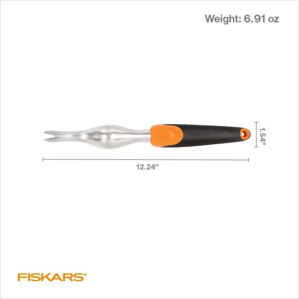 Fiskars Ergo Weeder Garden Tool with Aluminum Head and Ergonomic Handle