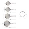 Mainstays Kitchen Stainless Steel 4-Piece Nesting Measuring Cups