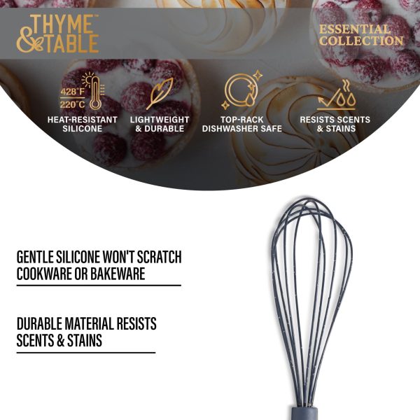 Thyme & Table Standard Silicone Whisk