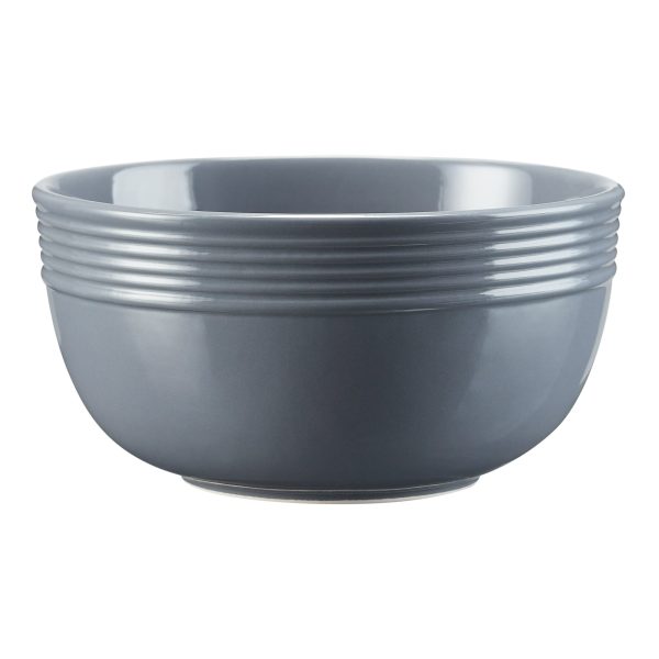 Mainstays Chiara 16-Piece Stoneware Gray Dinnerware Set