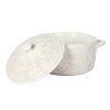 The Pioneer Woman 1QT Cocotte Casserole Baking Dish with Lid, Stoneware, Vintage Lace, Linen