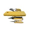 Expert Gardener Gardening Tools Metal Set 5 Piece- Black and Yellow