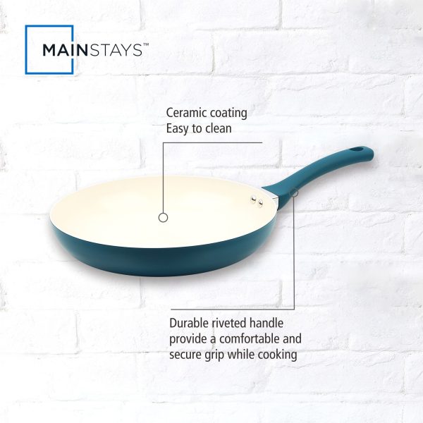 Mainstays 12" Ceramic Aluminum Nonstick Frypan