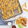 Nordic Ware Naturals 13" x 17" Aluminum Oven Bacon Baking Pan with Nesting Crisping Rack