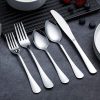 ReaNea 20 Pieces Silverware Set Stainless Steel Flatware Set, Spoons and Forks Cutlery Set Service for 4