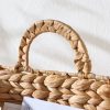 Better Homes & Gardens Water Hyacinth Square Hanging Basket with Handle, 14.2"