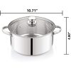 Mainstays Stainless Steel 10Pc Cookware set