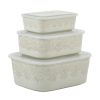 The Pioneer Woman Vintage Lace 6-Piece Nesting Casserole Baking Dish Bakeware Set with Lids, Linen