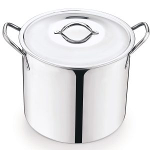 Mainstays 12 Quart Stainless Steel Stock Pot, Silver