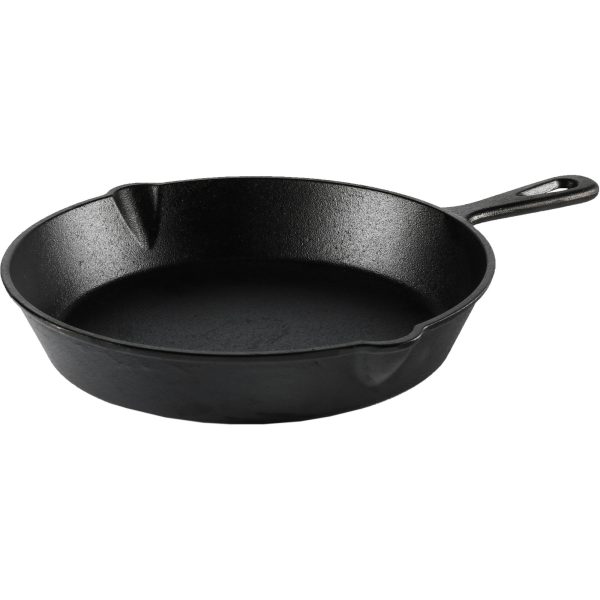 Ozark Trail 10.5 inch Pre-Seasoned Cast Iron Skillet with Handle