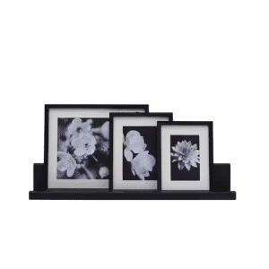 Black Ledge Frame Set (Set of 4)