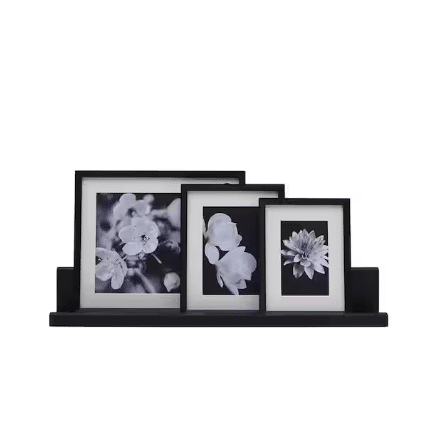 Black Ledge Frame Set (Set of 4)