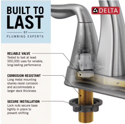Foundations 4 in. Centerset Single Handle Bathroom Faucet in Polished Chrome