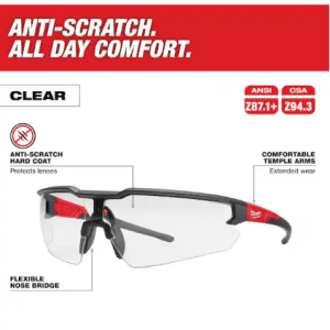 Zrzut ekranu 2025-09-03 195905 Clear Safety Glasses Anti-Scratch Lenses
