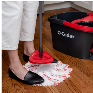 O-Cedar
EasyWring Deep Clean Microfiber Spin Mop w/ Bucket System, 1 Machine Washable Mop Head Refill (The Home Depot Exclusive)