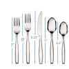 Mainstays Fairport 20 Piece Adult Stainless Steel Flatware Set, Silver, Tableware Service for 4