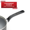 T-fal Easy Care Nonstick Cookware, Saucepan, 2 Quart, Grey