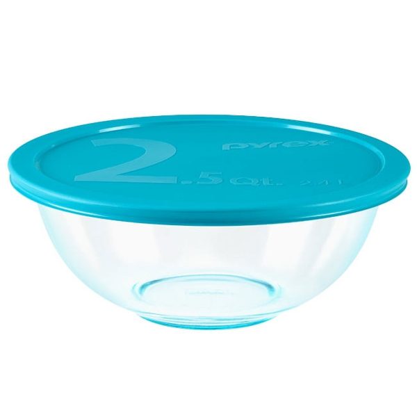 Pyrex Mixing Bowl, Glass, 8-Piece