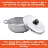 IMUSA 1.5/2.5/5.2qt Cast Aluminum Caldero 3pc Set - 18/22/28cm