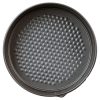 Mainstays, 8", 9", 10" Round Nonstick Carbon Steel Springform Cake Pans, Gray, Set of 3