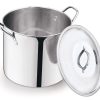 Mainstays 12 Quart Stainless Steel Stock Pot, Silver