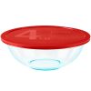 Pyrex Mixing Bowl, Glass, 8-Piece