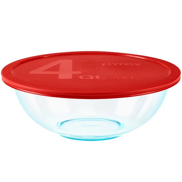 Pyrex Mixing Bowl, Glass, 8-Piece