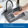 Mainstays 3pc Carbon Steel Nonstick Cookie Sheet Bakeware Set, 11" x 17", 10" x 15", 9" x 13", Gray