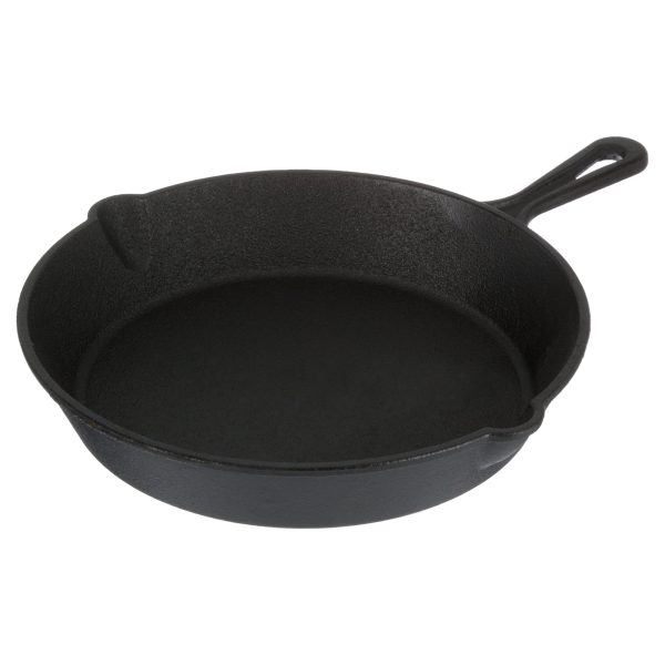 Ozark Trail 10.5 inch Pre-Seasoned Cast Iron Skillet with Handle