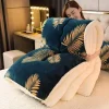 Zeby Daisy Ultra-Thick Weighted Winter Blanket Sherpa Fleece Comforter