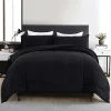 Simple Brushed Microfiber 3-Piece Duvet Cover Set