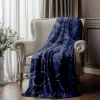 Ultra-Cozy Blue Flannel Winter Blanket - Large